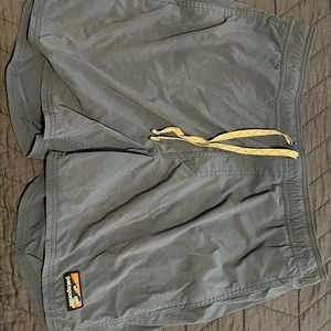Patagonia swim trunks. L